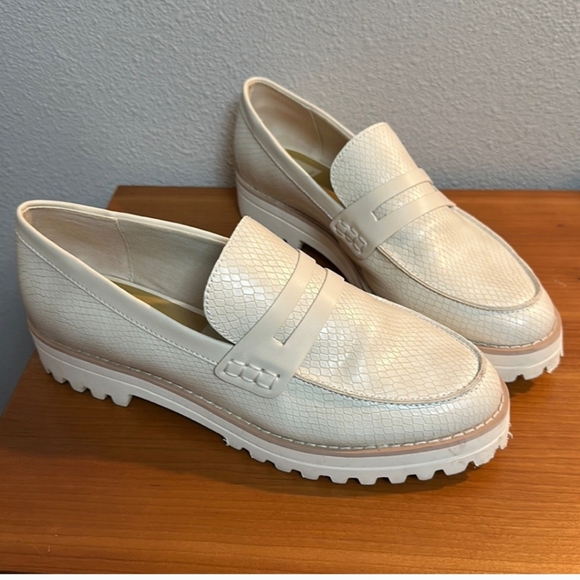 Dolce Vita Snake Skin Loafers - Picture 3 of 5